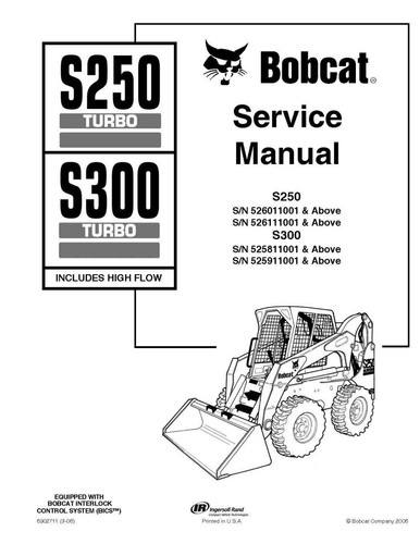 Bobcat s250 s300 skid - bobcat,